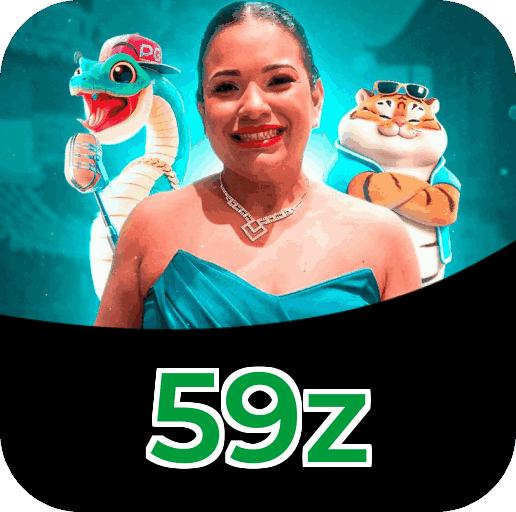 Interface do aplicativo 59z mostrando jogos disponíveis no iOS e Android